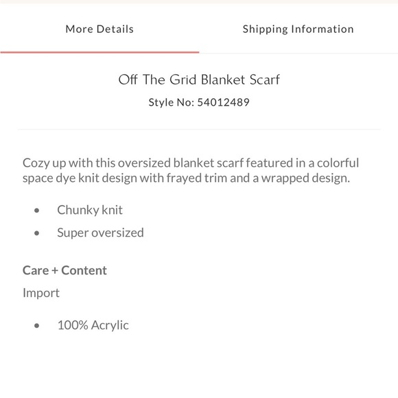 Free People Off The Grid Blanket Scarf - Picture 2 of 7